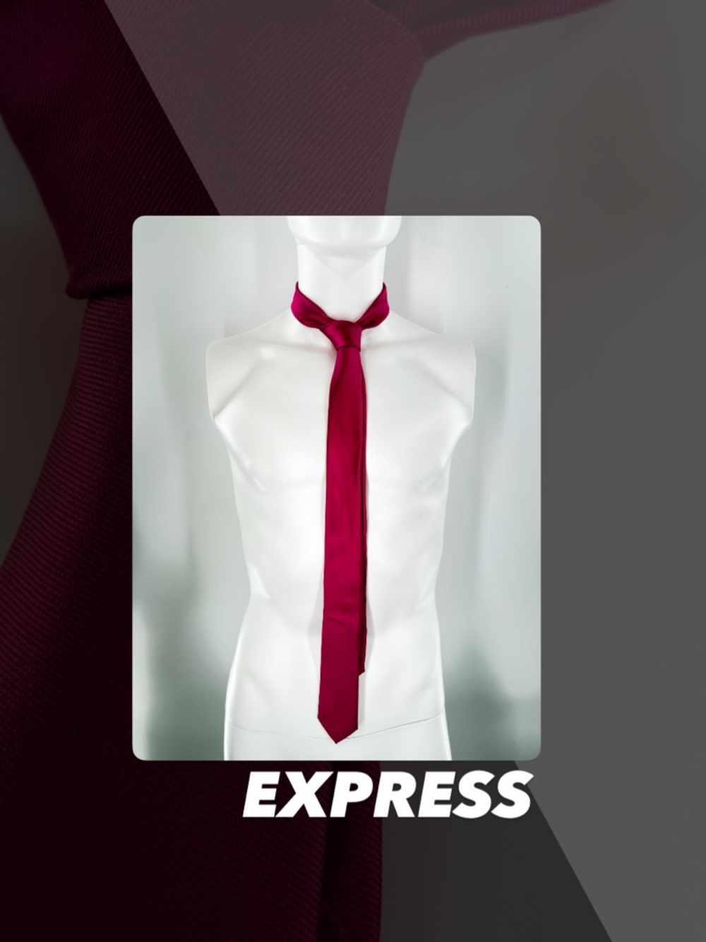 EUC Express Fuchsia Tie